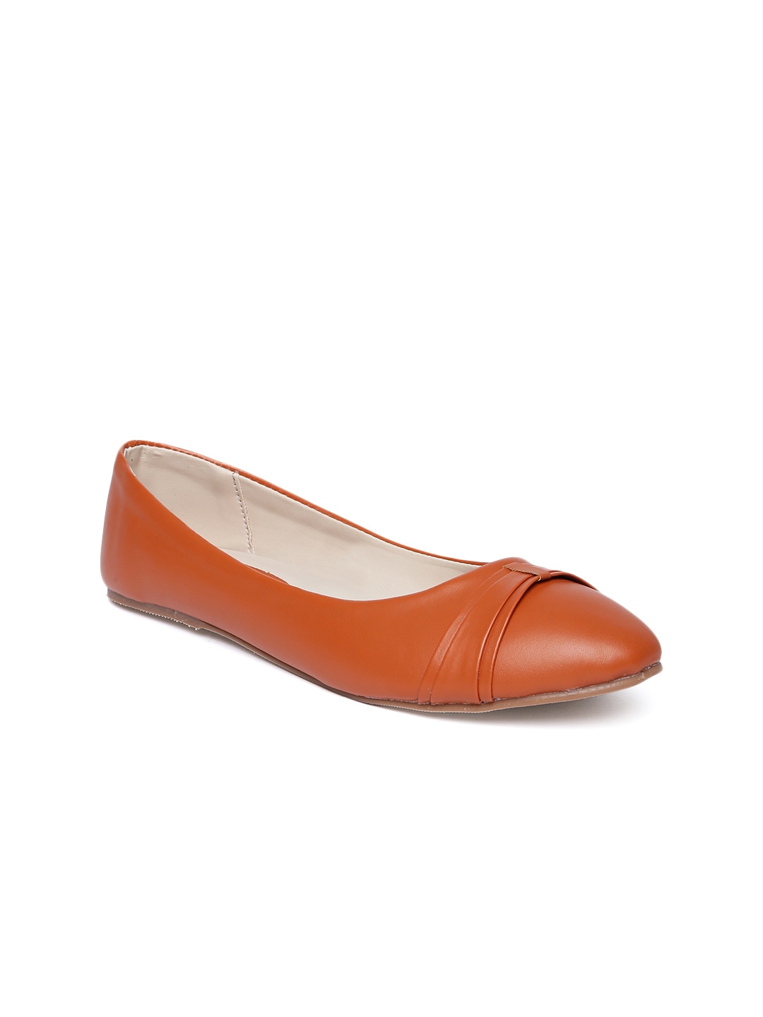 tan ballerina flats uk