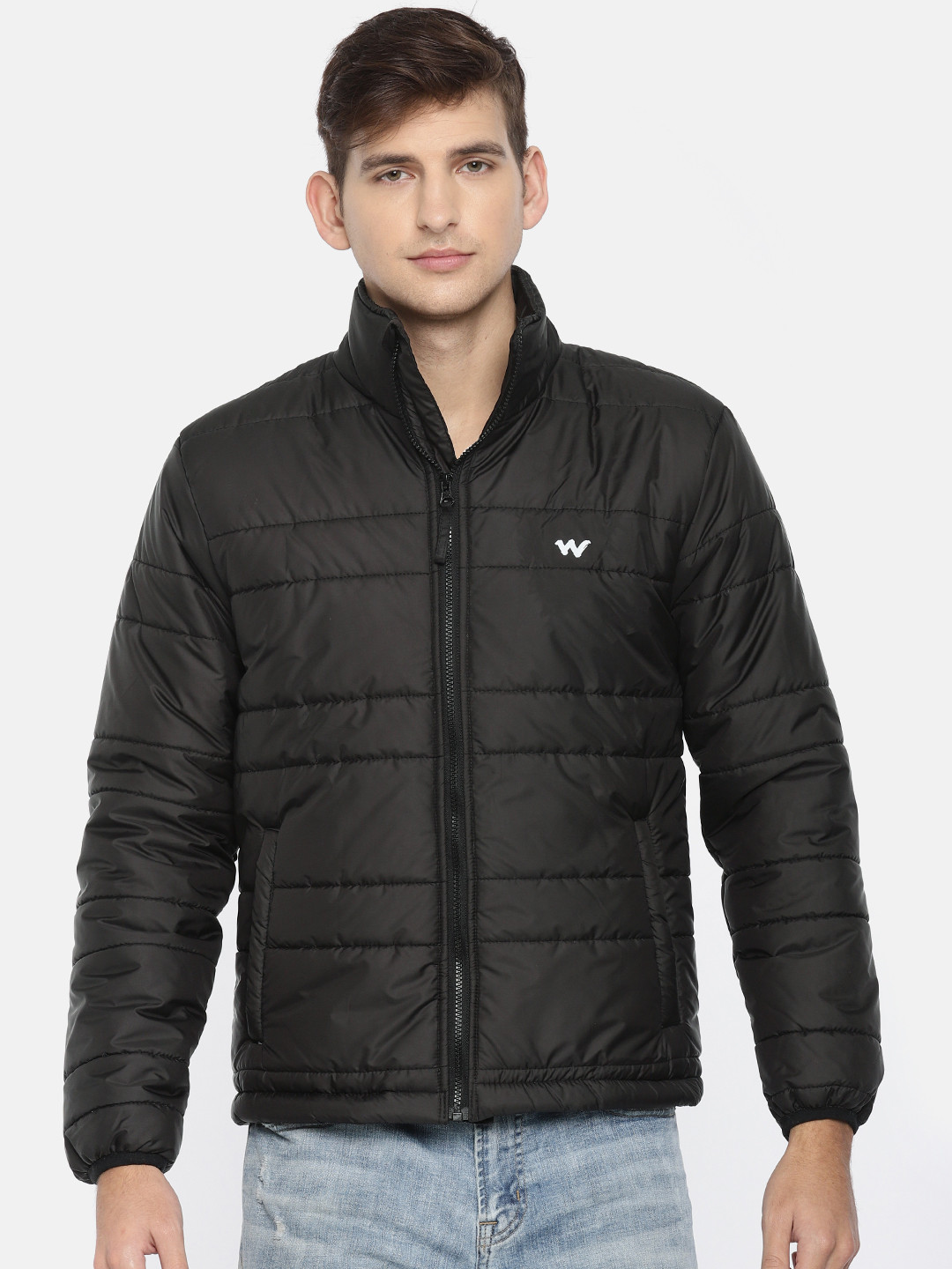 Buy Wildcraft Men Black Solid Padded Jacket Jackets for Men 7822589