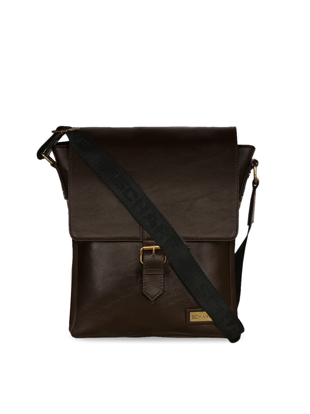 Buy SCHARF Unisex Brown Solid Swing Your Sling Bag Messenger Bag for