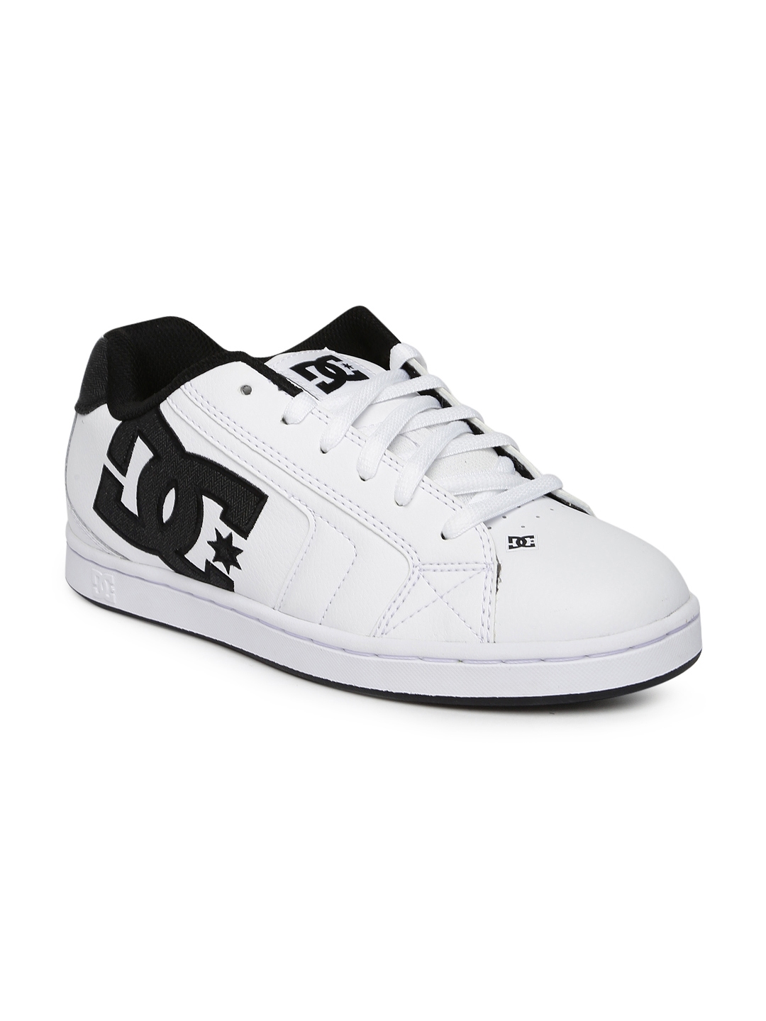 white leather dc shoes