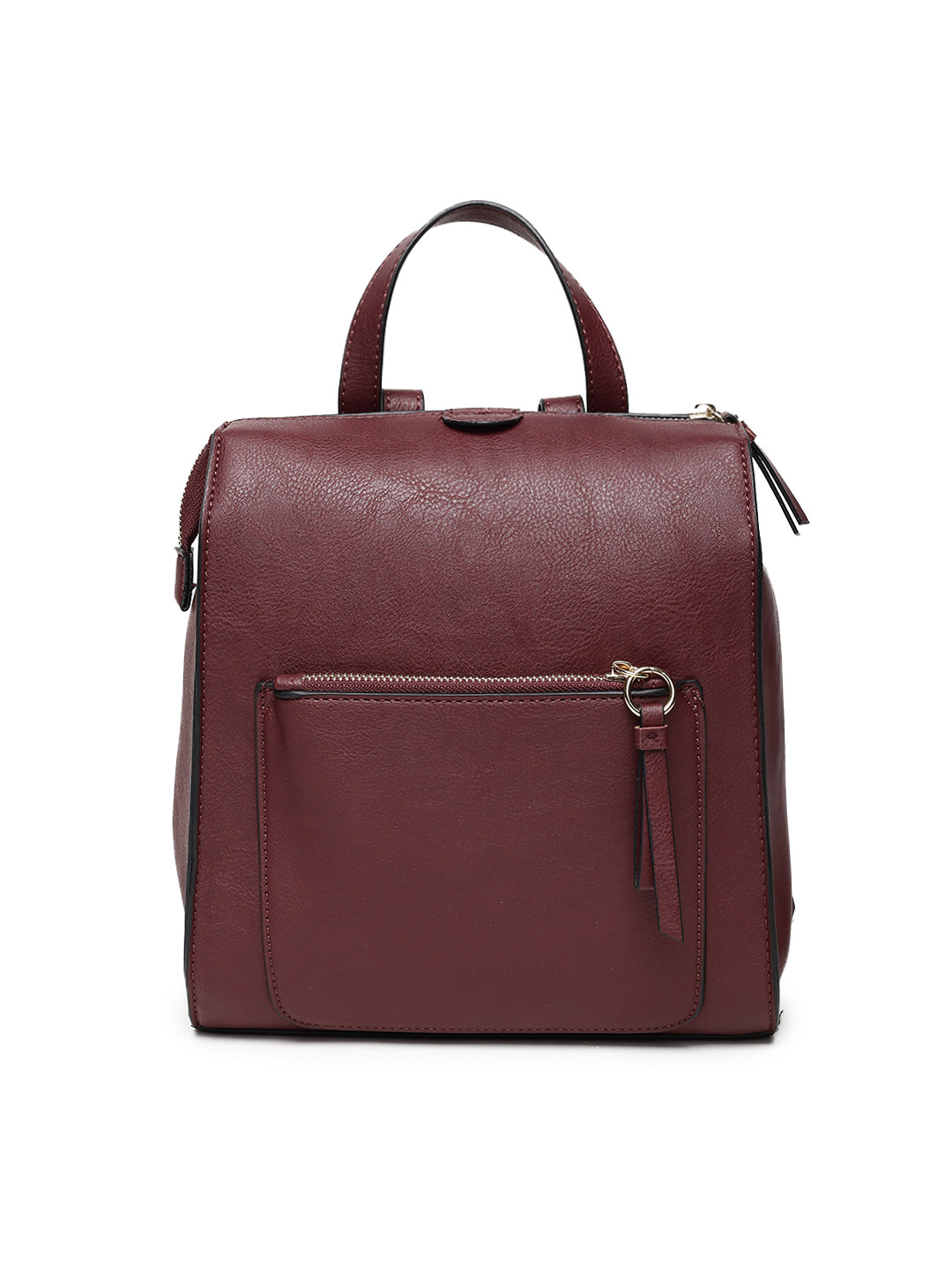 Buy Accessorize Women Burgundy Solid Backpack Backpacks for Women
