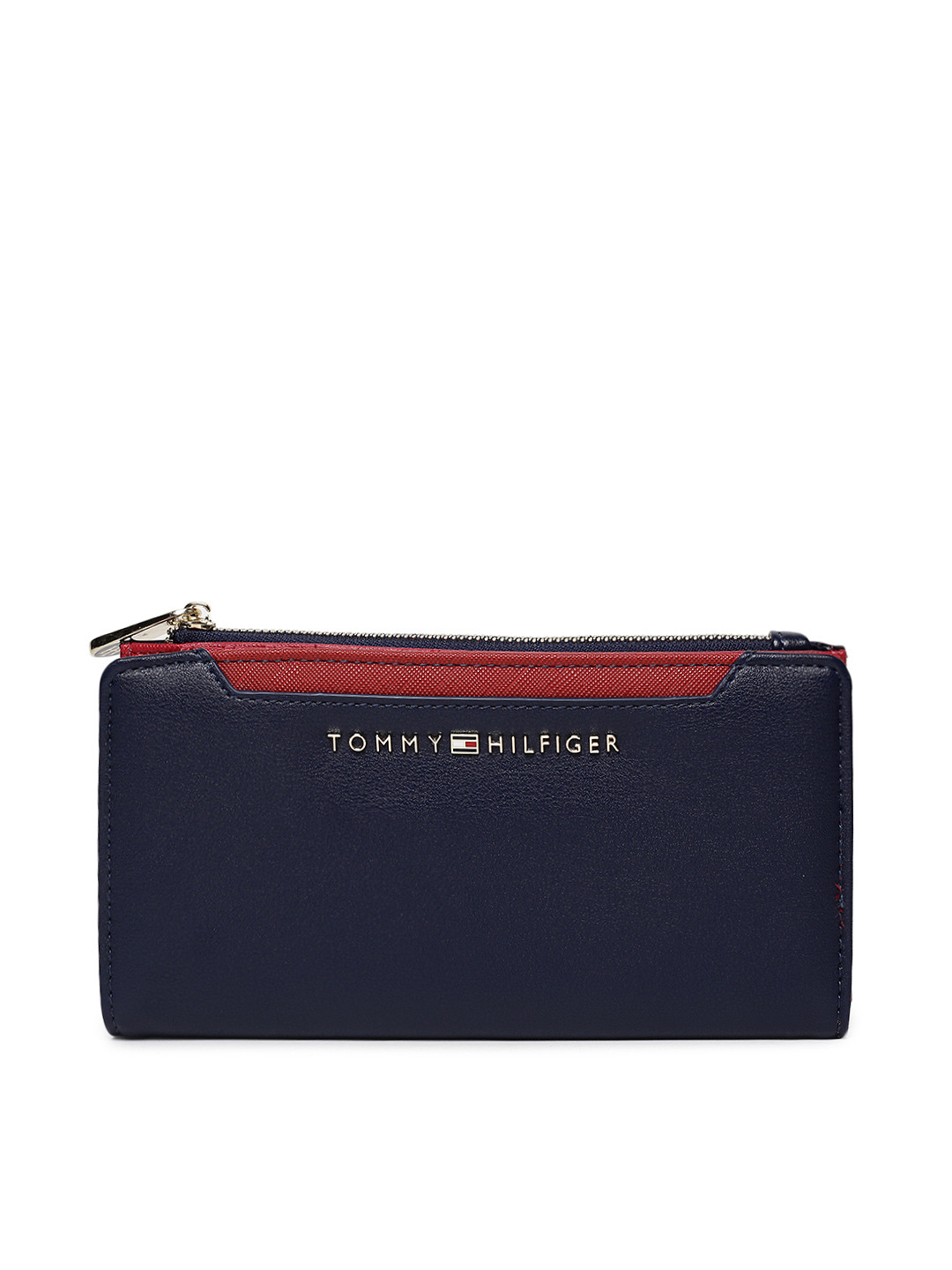 Buy Tommy Hilfiger Women Navy Blue Solid Two Fold Wallet Wallets for