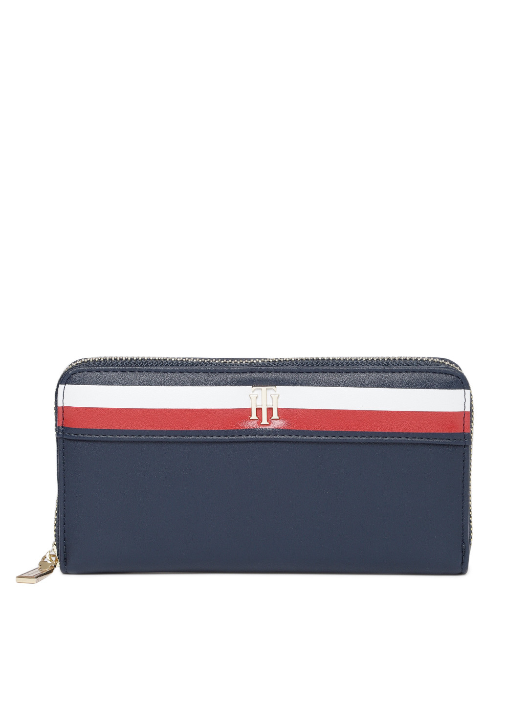 Buy Tommy Hilfiger Women Navy Blue Solid Zip Around Wallet Wallets for Women 7852029 Myntra