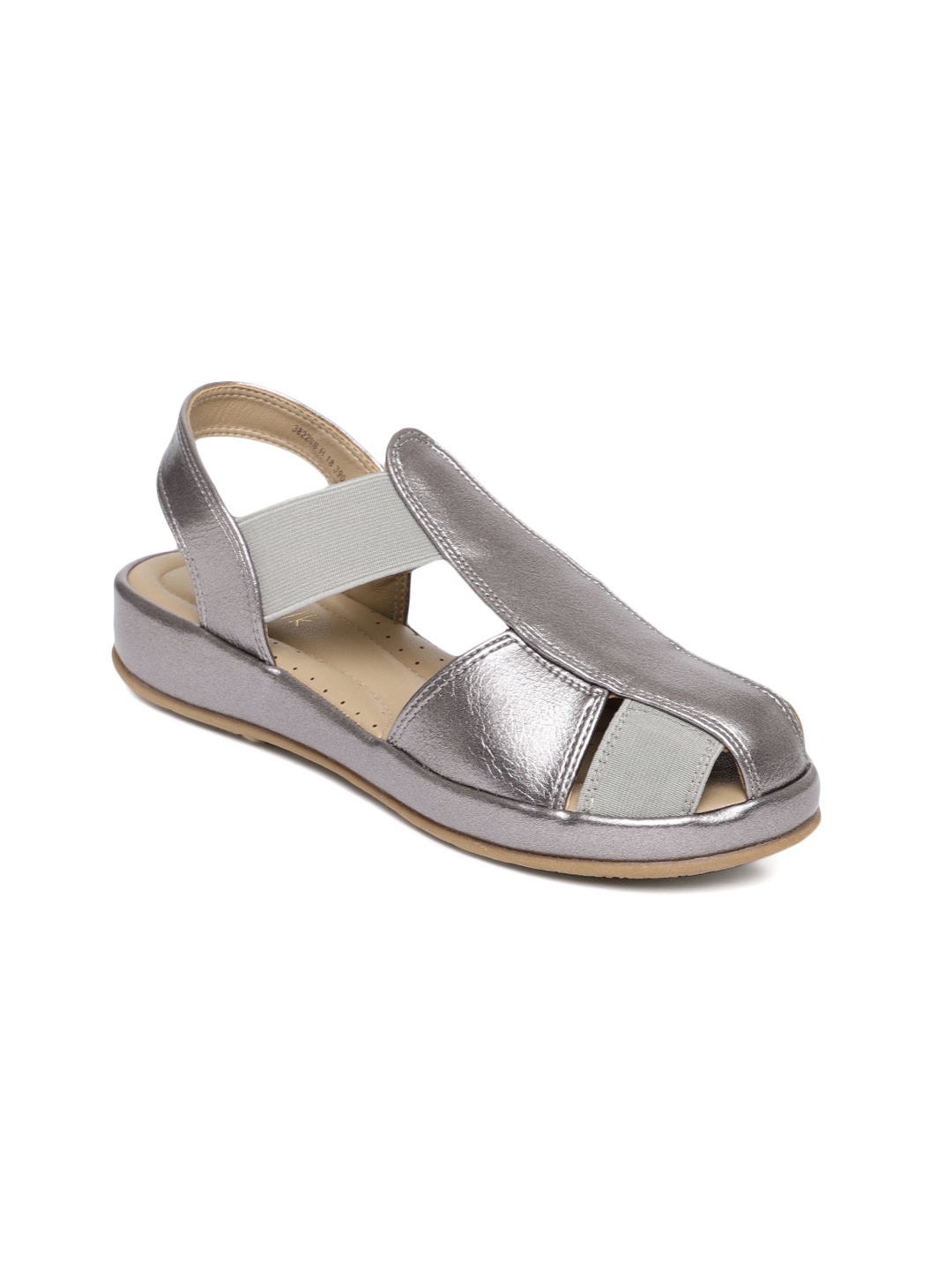 open toe flats myntra