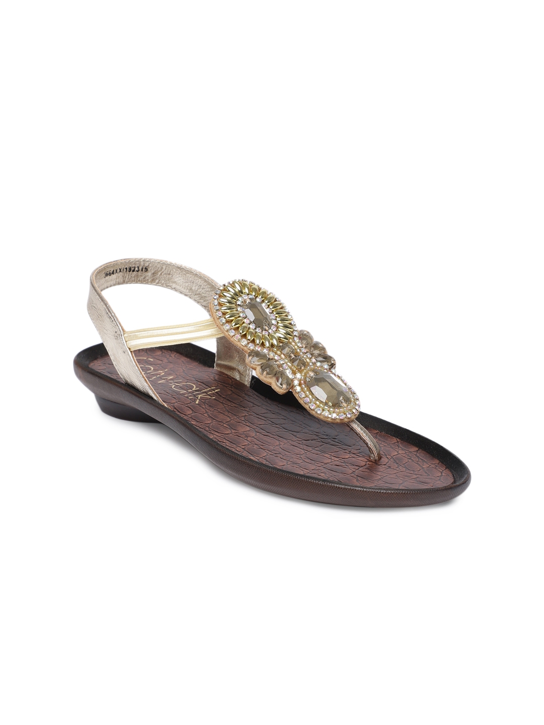 gold flats open toe