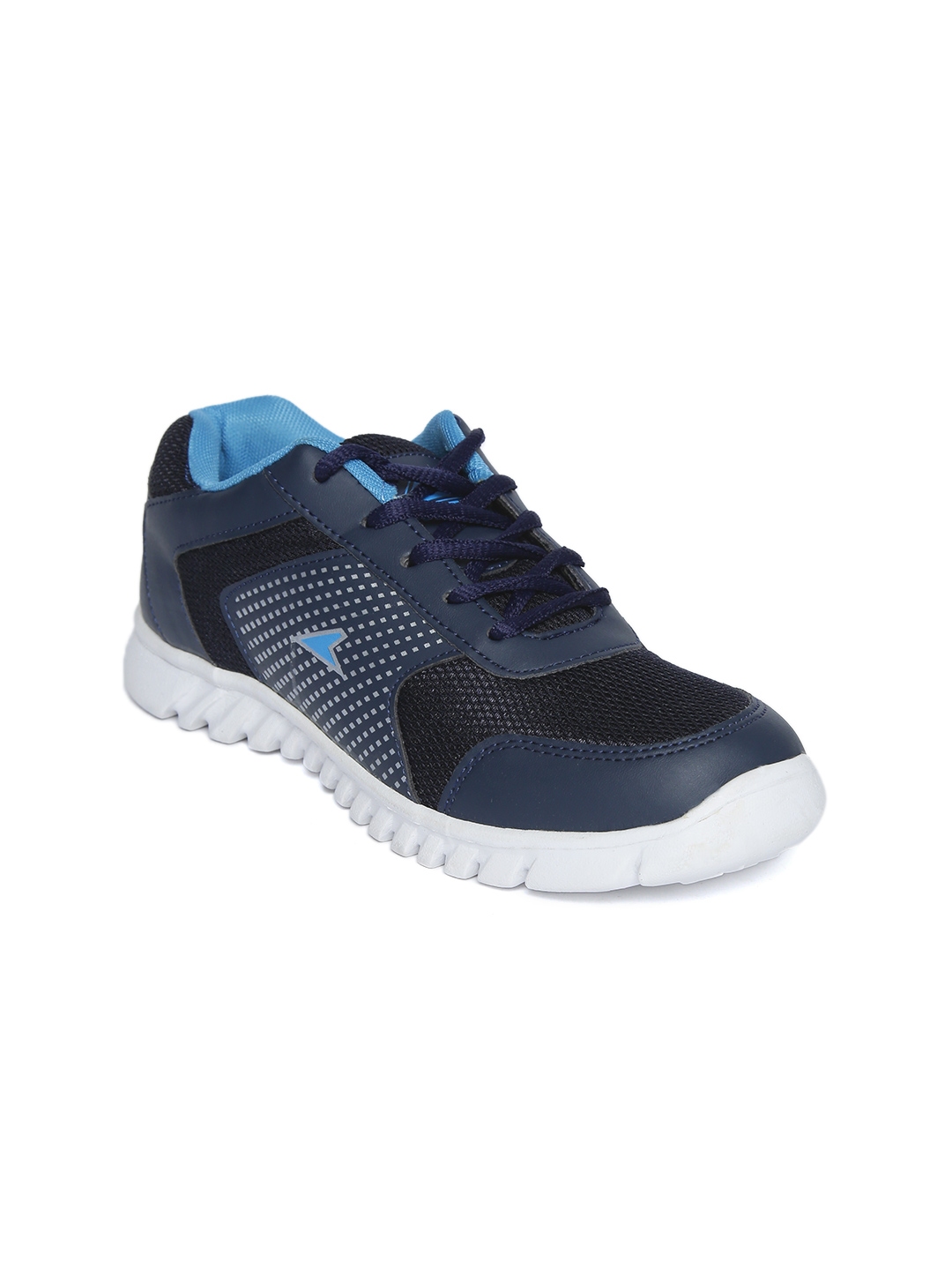 power blue running shoes