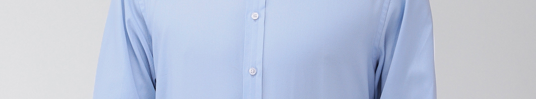 Buy Blue Solid Regular Fit Formal Shirt - Shirts for Men 7927541 | Myntra