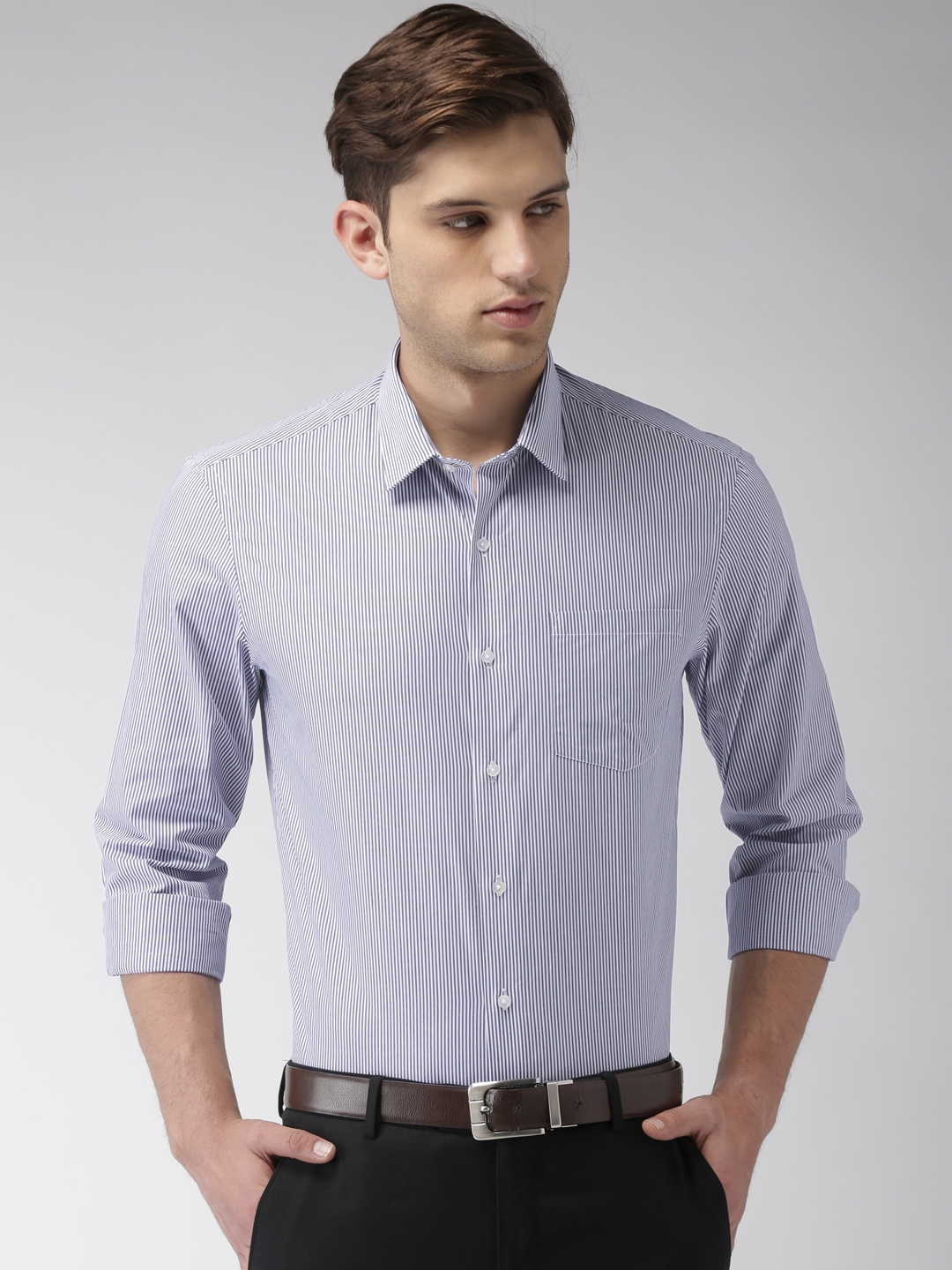 men's formal striped shirts uk