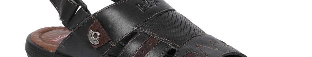 Buy Lee Cooper Men Black Comfort Sandals - Sandals for Men 7939745 | Myntra