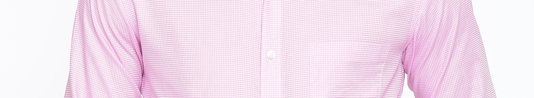 Buy Louis Philippe Men Pink & White Slim Fit Checked Formal Shirt - Shirts for Men 7990593 | Myntra