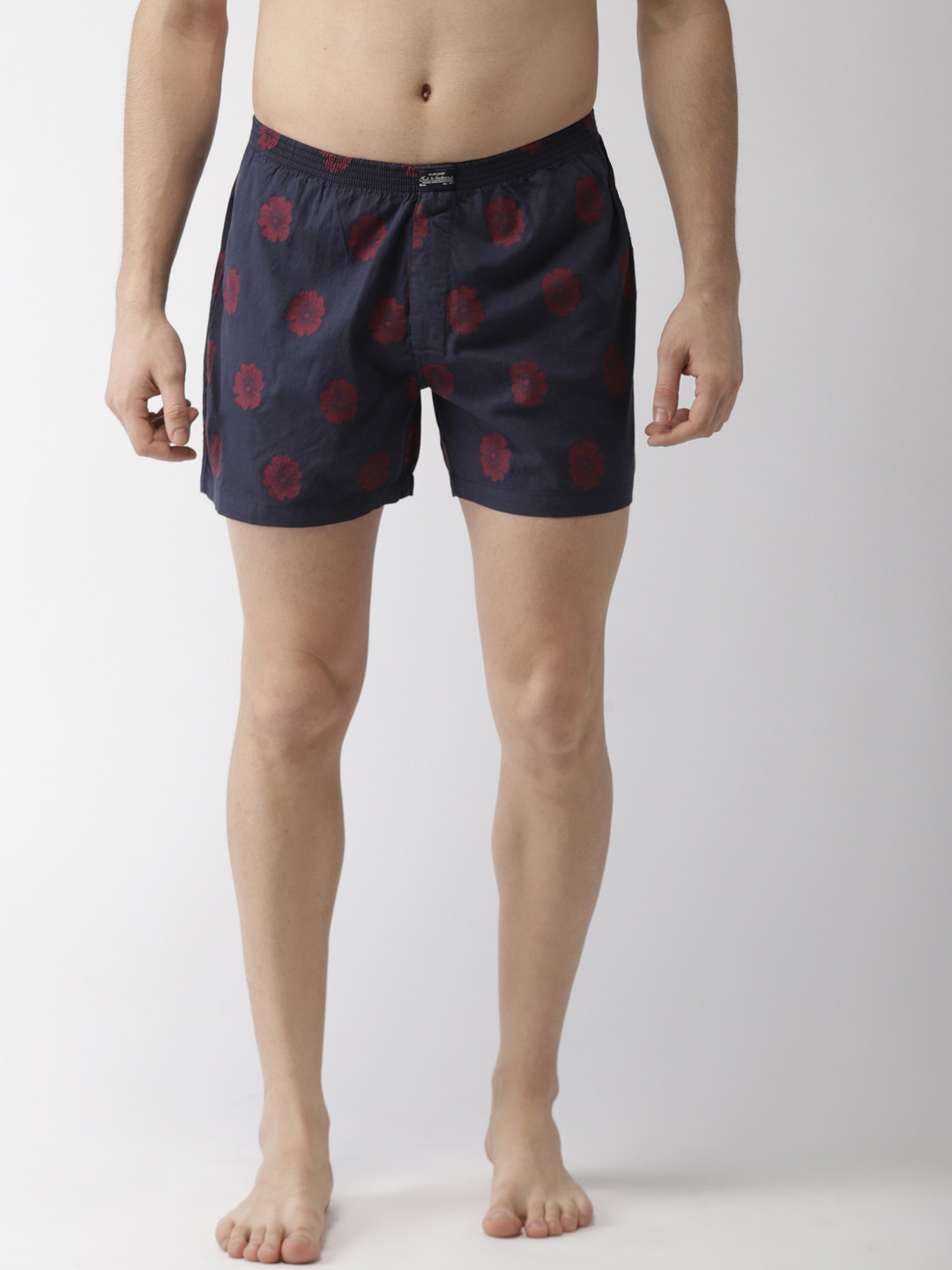 buy-mast-harbour-men-navy-blue-printed-pure-cotton-boxer-shorts-7