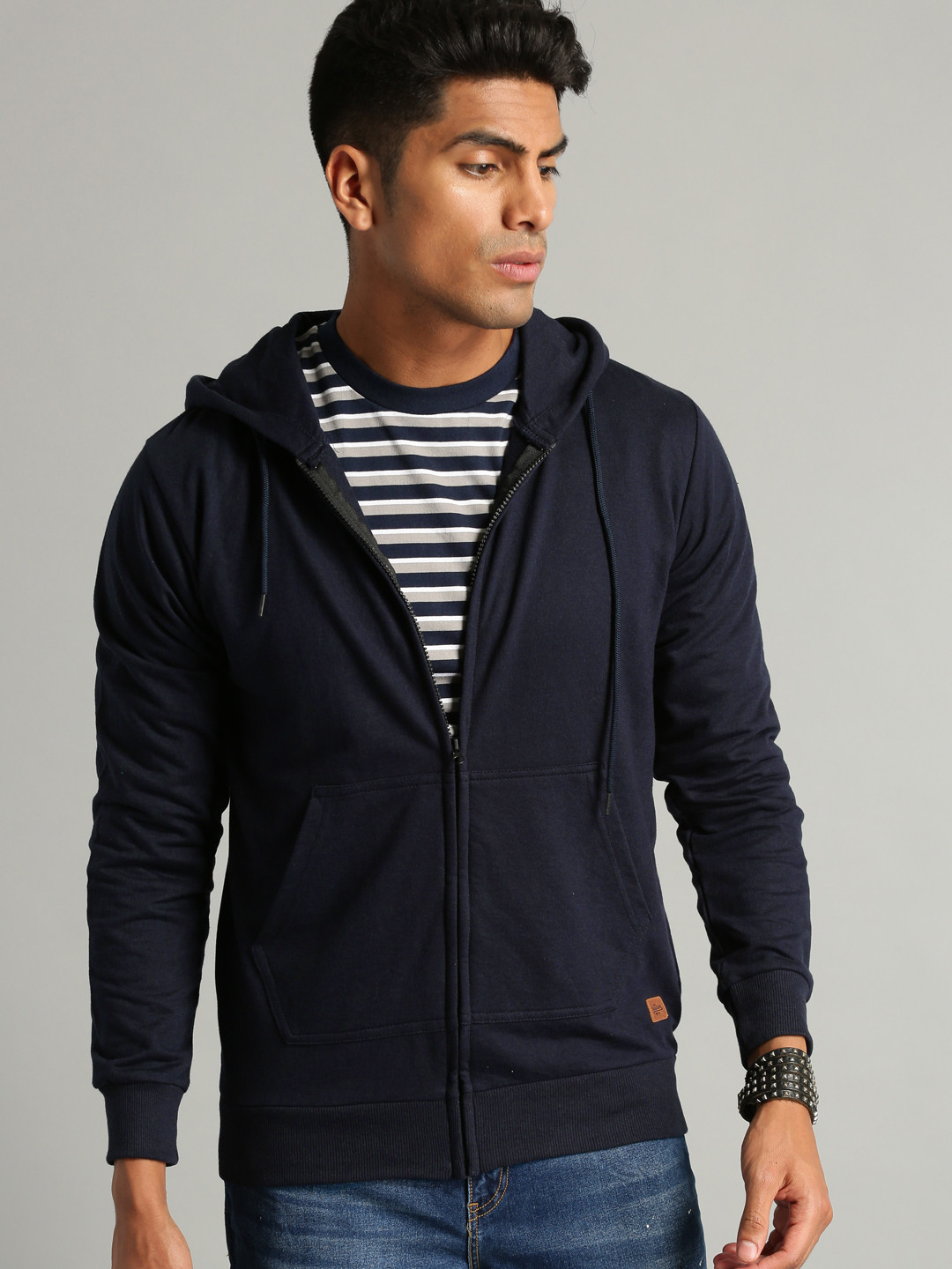 Roadster navy blue sweatshirt clearance