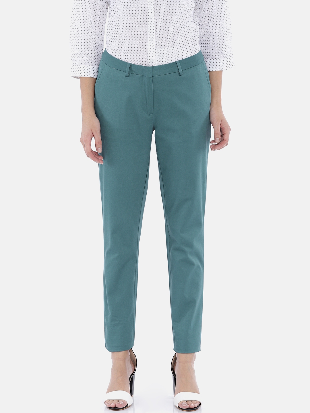 allen solly formal pants