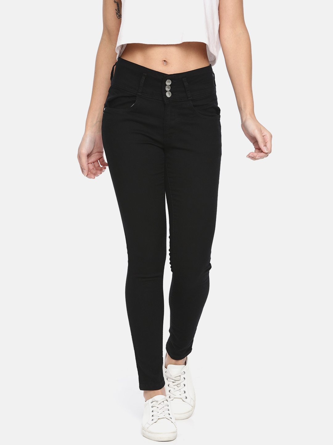 kraus high rise wide leg jeans
