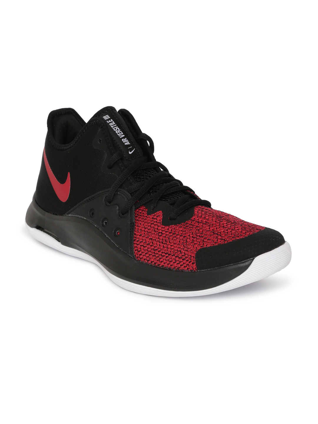 Buy Nike Unisex Red Textile High Top Basketball Shoes Sports Shoes