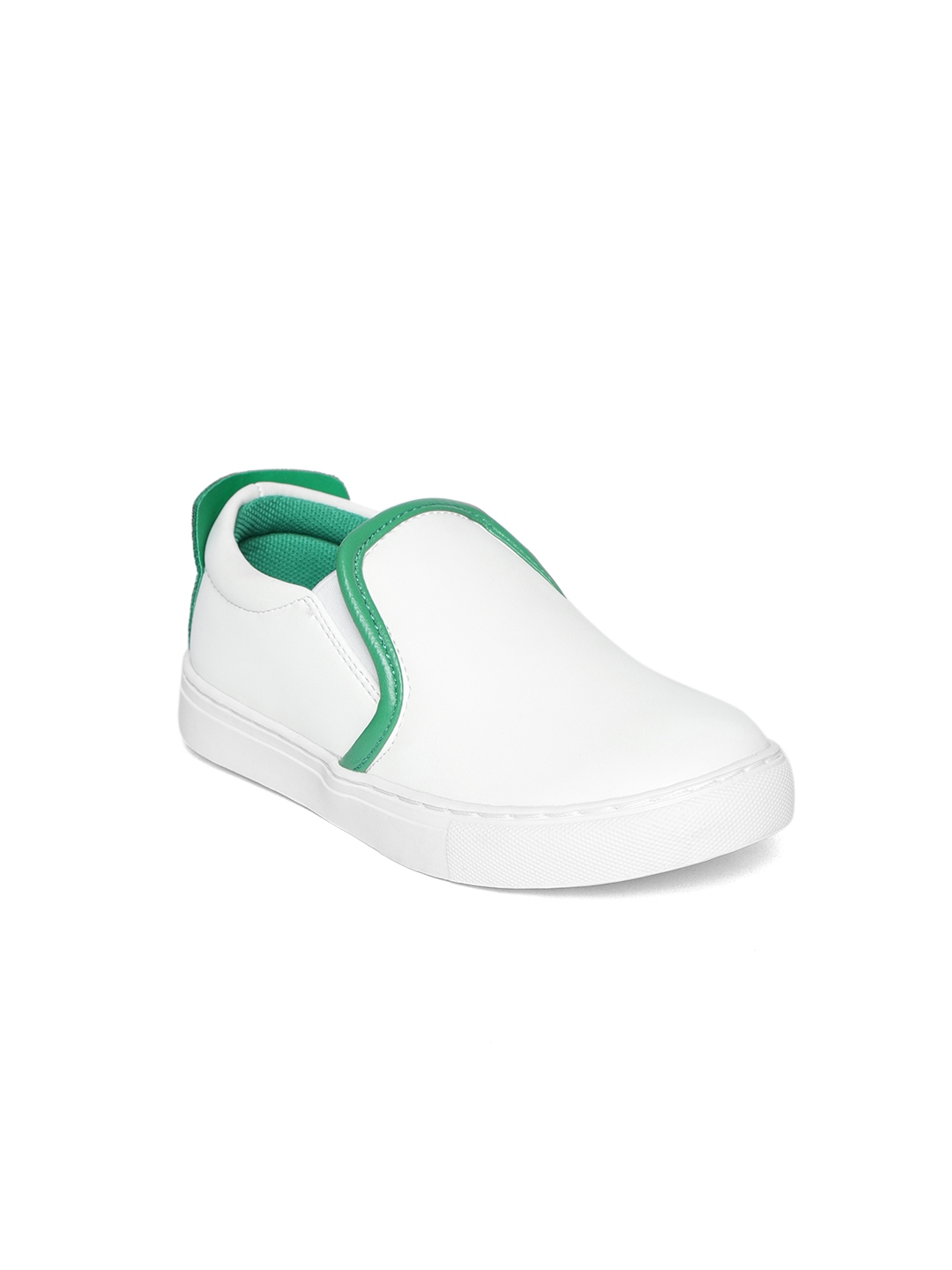 united benetton white shoes