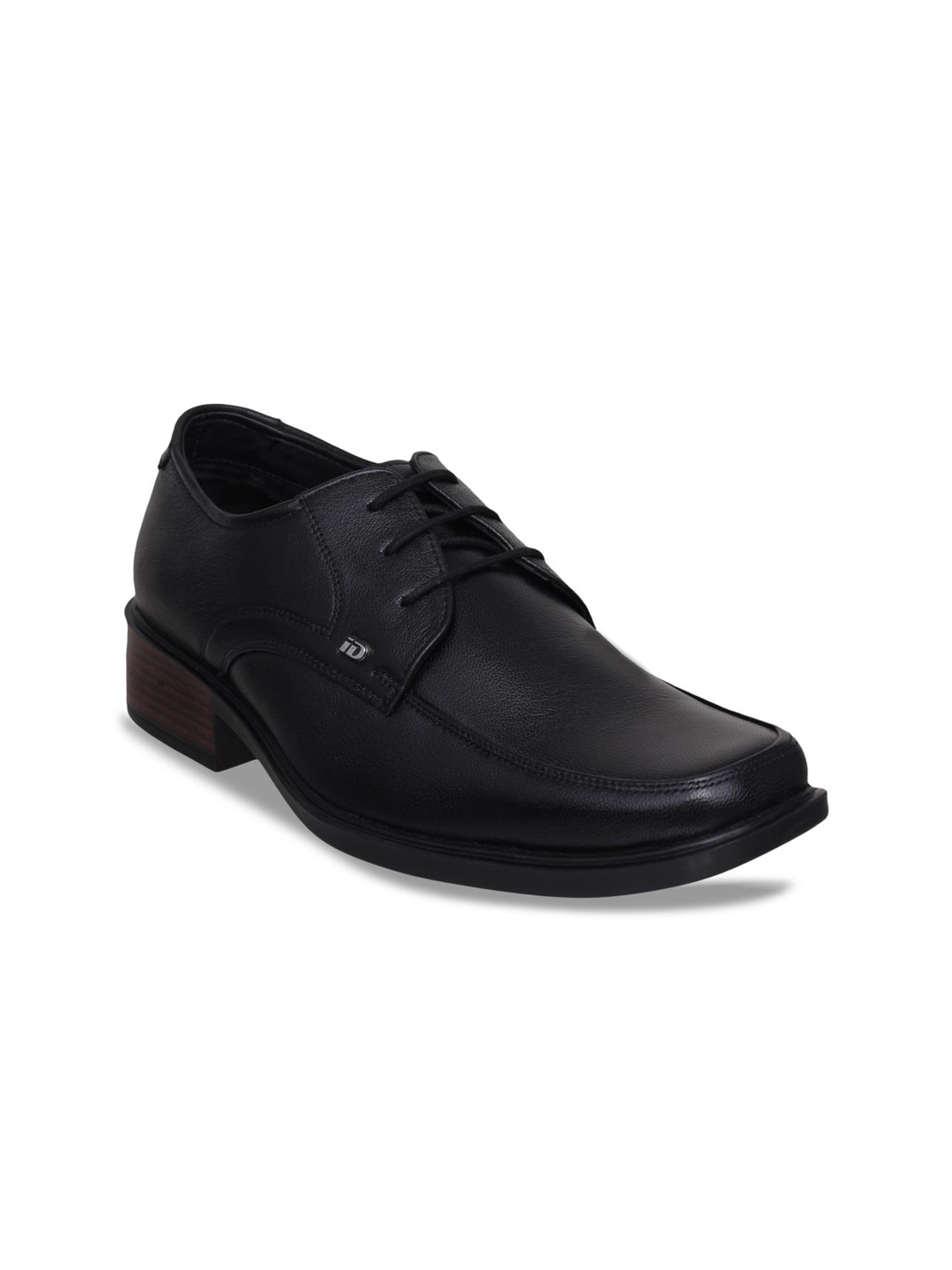 Buy ID Men Black Formal Leather Derbys - Formal Shoes for Men 8024549 ...
