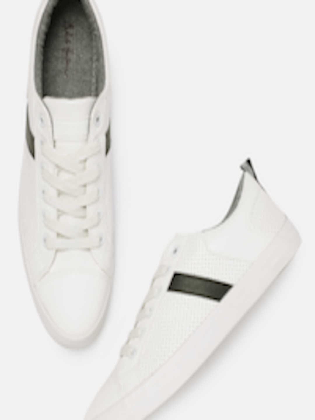 Buy Mast & Harbour Men White Sneakers - Casual Shoes for Men 8044853 ...