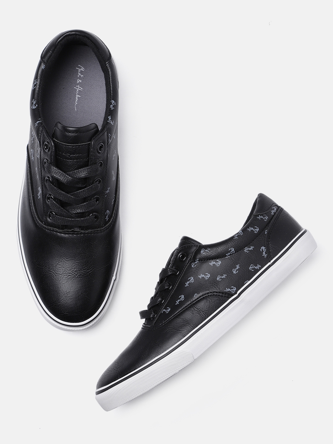 mast and harbour black sneakers
