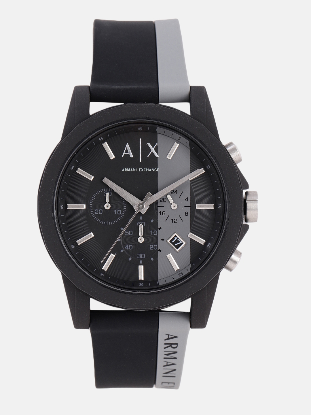 Buy Armani Exchange Men Black Analogue Watch - Watches for Men 8063367 | Myntra