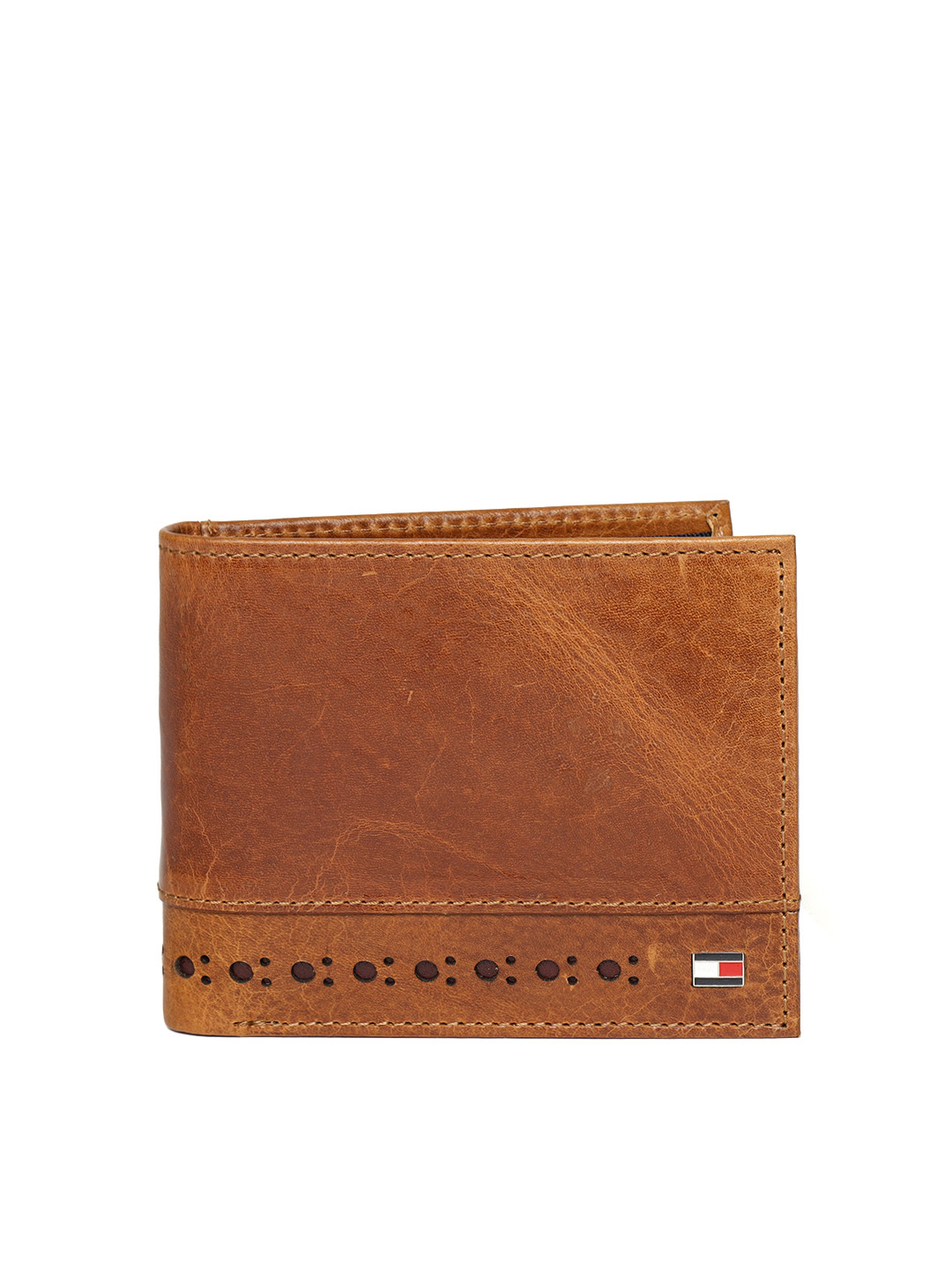 Buy Tommy Hilfiger Men Brown Solid Two Fold Wallet Wallets for Men