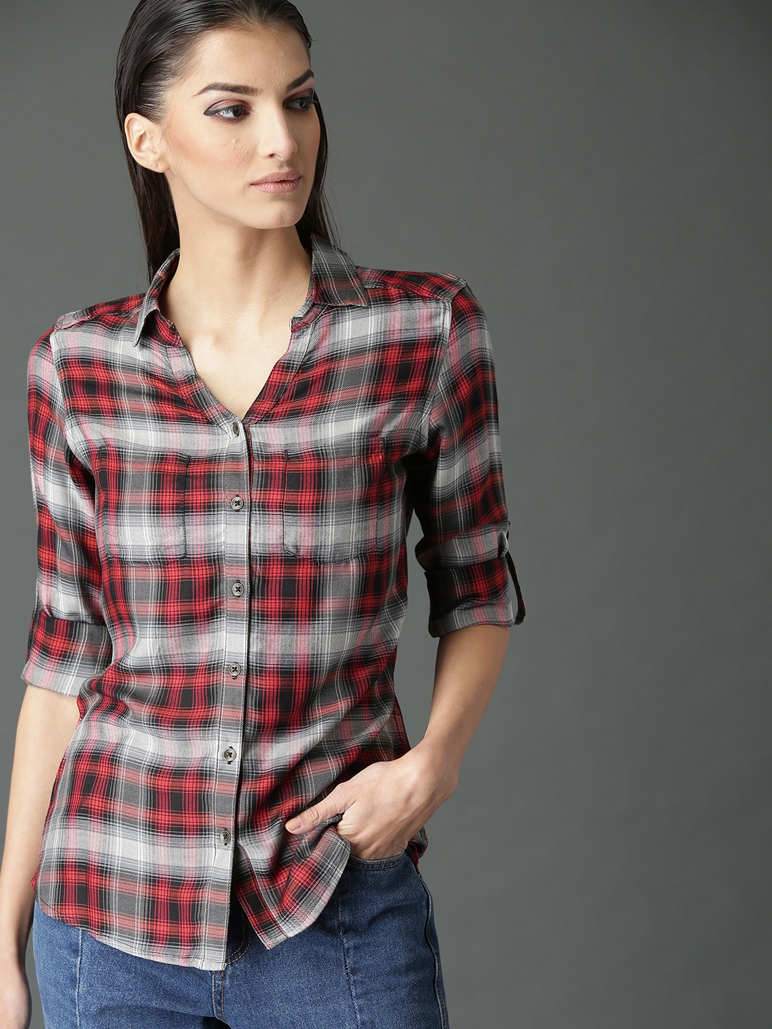 checked shirt for girl
