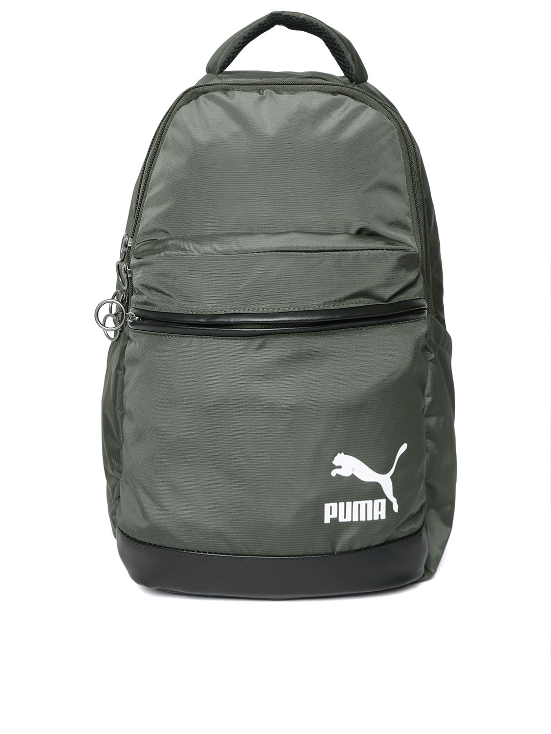 Buy Puma Unisex Olive Green Originals Daypack IND Laptop Backpack