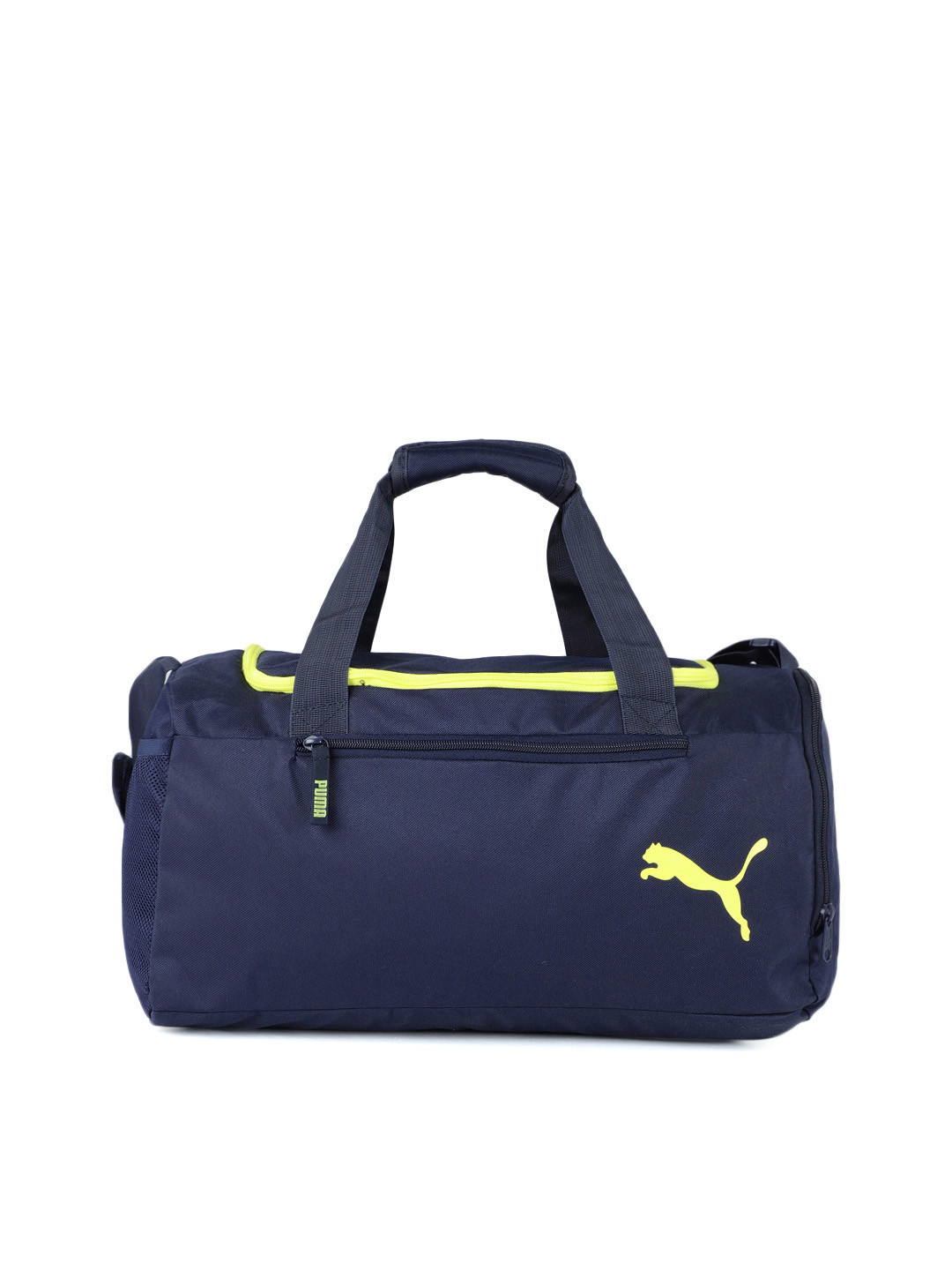 Buy Puma Unisex Navy Blue Fundamentals Sports Duffel Bag Duffel Bag