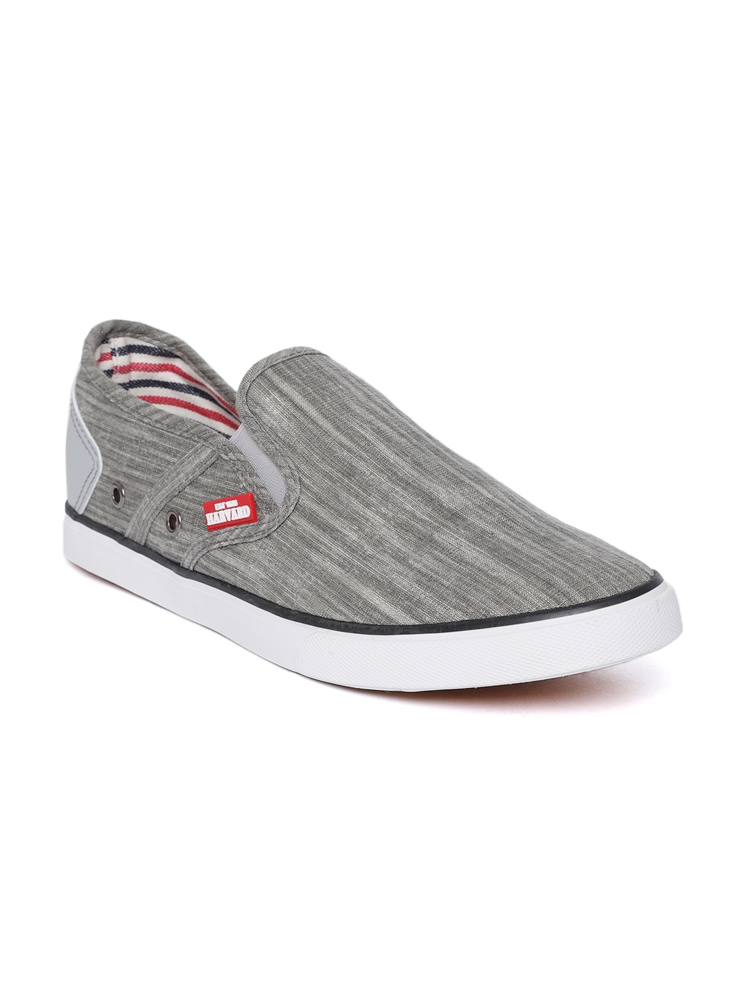Buy Harvard Men Grey Slip On Sneakers - Casual Shoes for Men 8086807 ...