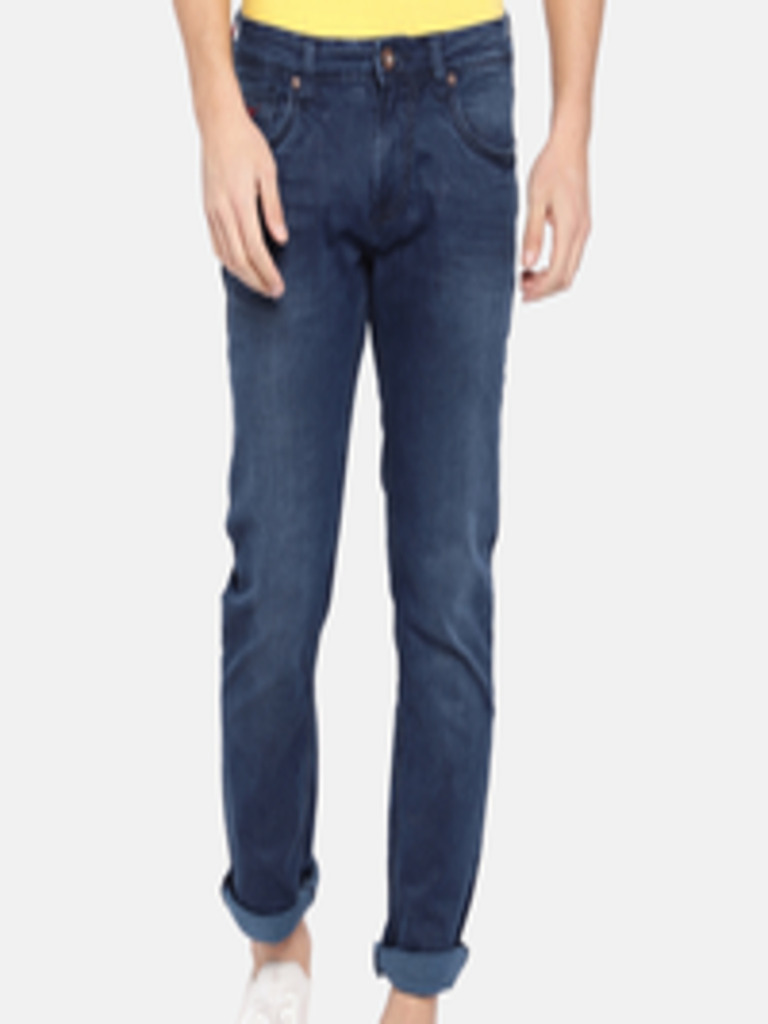 Buy Lawman Pg3 Men Navy Blue Slim Fit Mid Rise Clean Look Jeans - Jeans ...