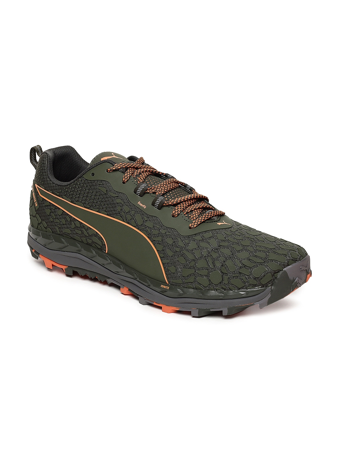 Buy Puma Men Olive Green Speed IGNITE Trail 2 Running Shoes - Sports ...