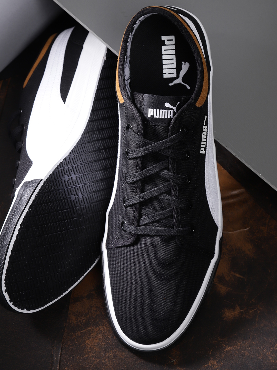 puma yale gum solid sneakers