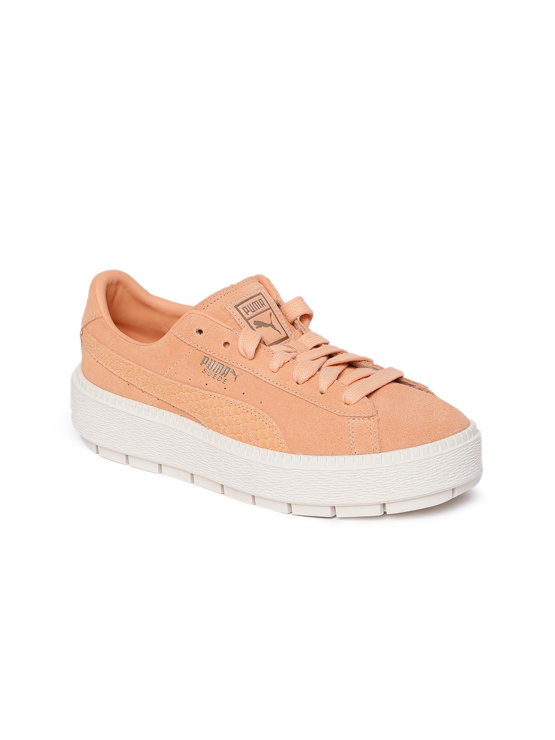 puma platform peach