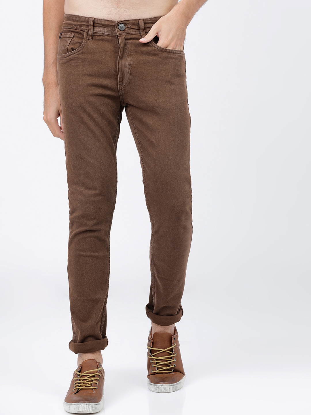 slim fit mid rise jeans