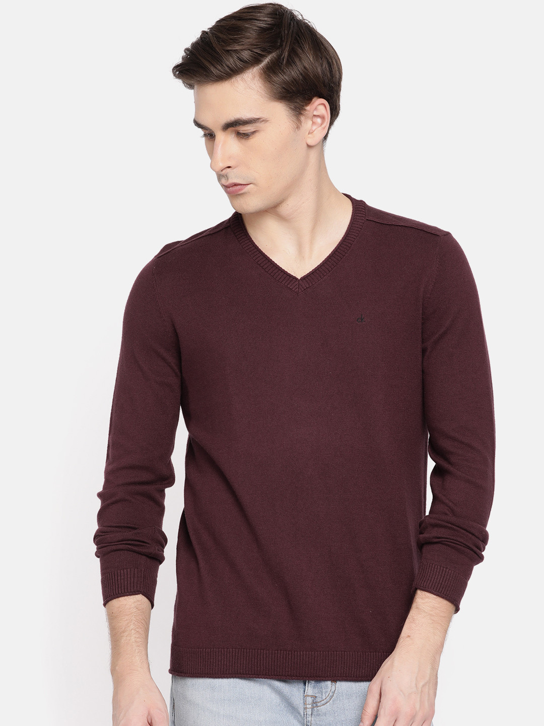 calvin klein maroon sweatshirt