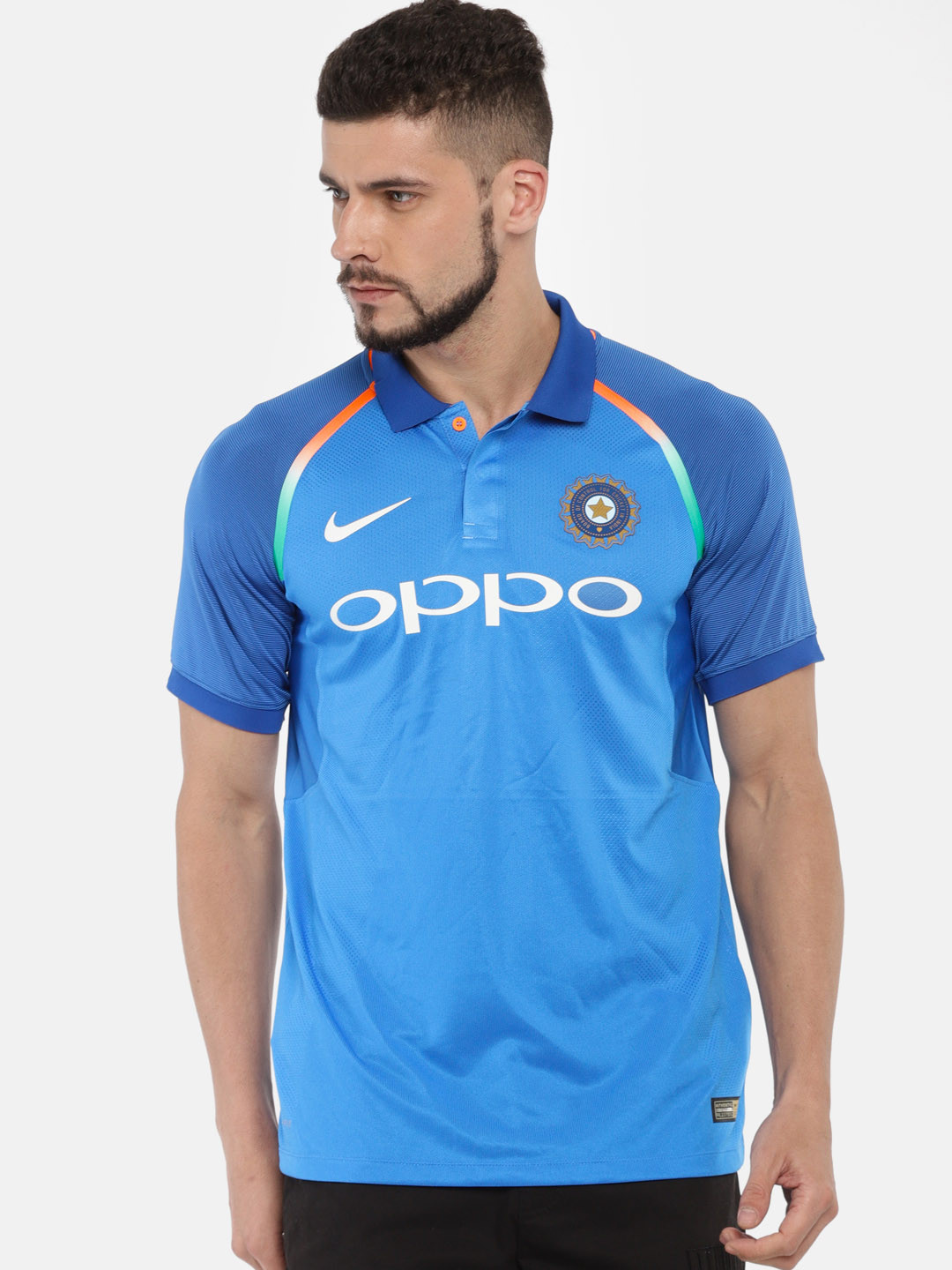 Buy Nike Men Blue Cricket ODI Cricket T Shirt Tshirts for Men 8101863