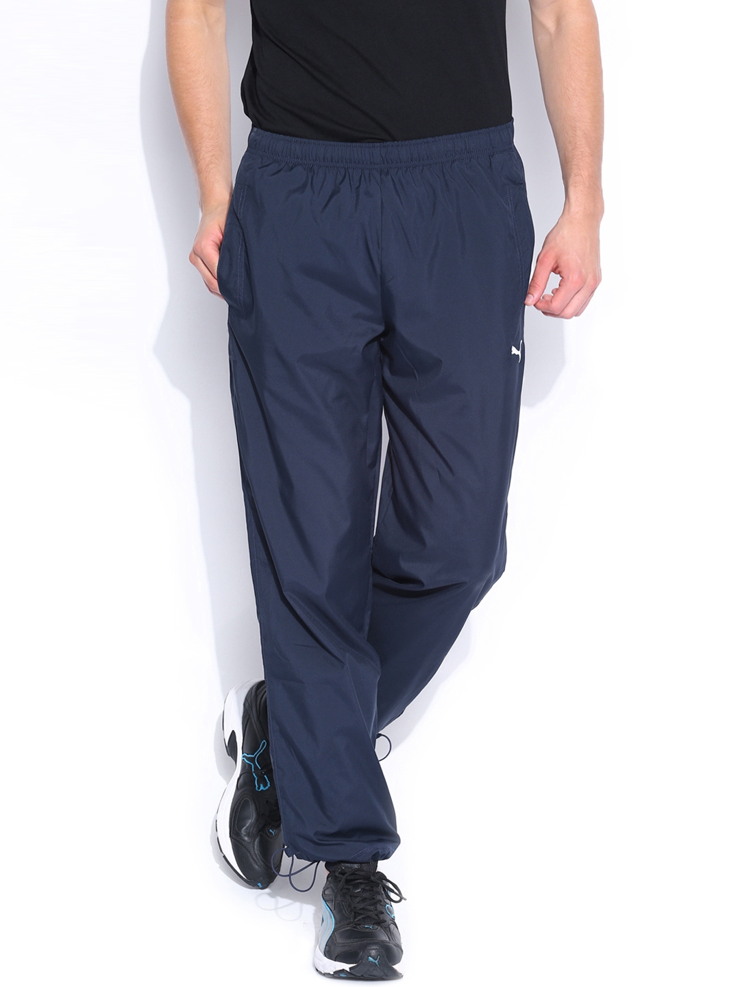 Buy PUMA Navy Track Pants - Track Pants for Men 810680 | Myntra
