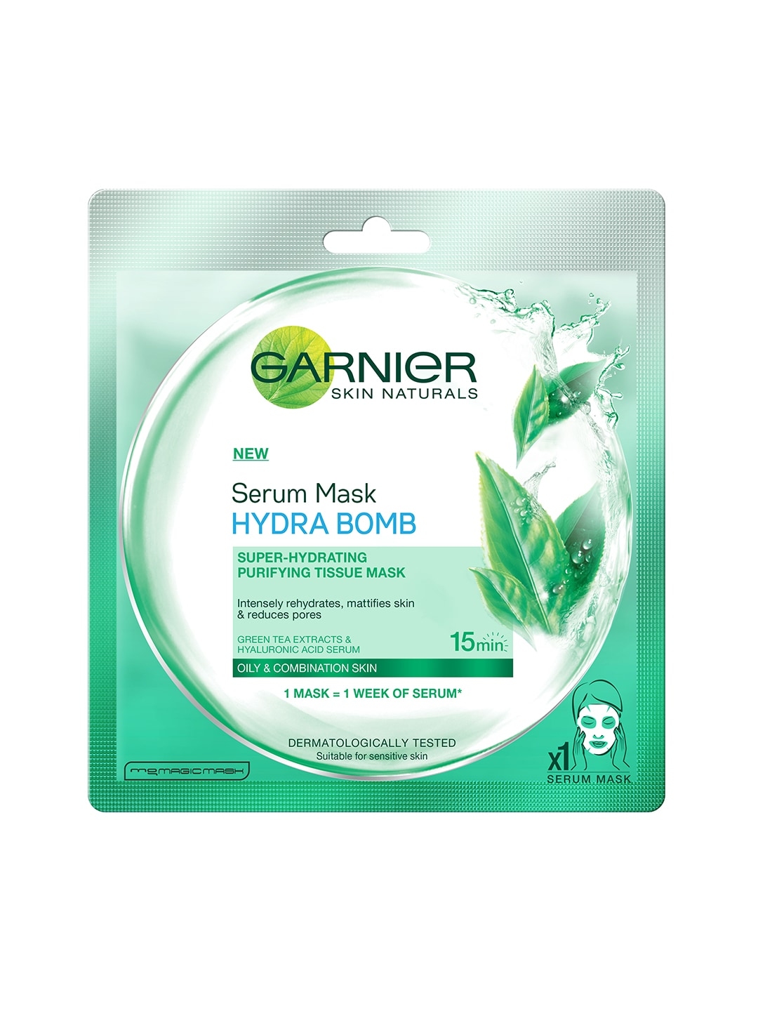 Buy Garnier Women Hydra Bomb Green Tea Serum Mask - Mask ...