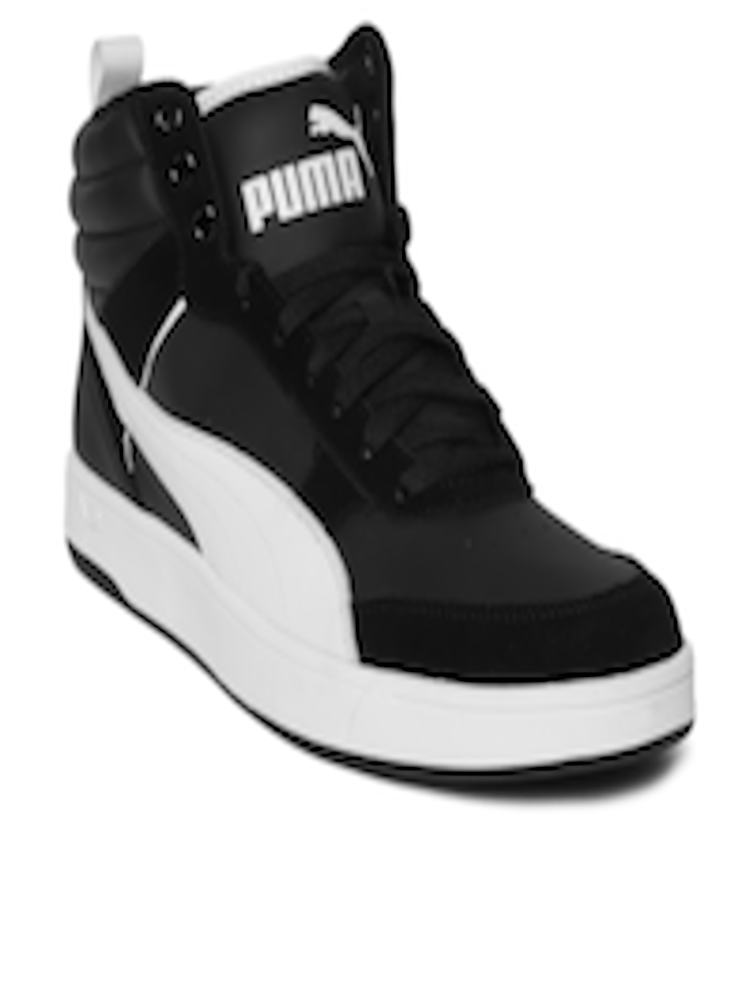 Buy Puma Men Black Rebound Street V2 Mid Top Sneakers - Casual Shoes ...