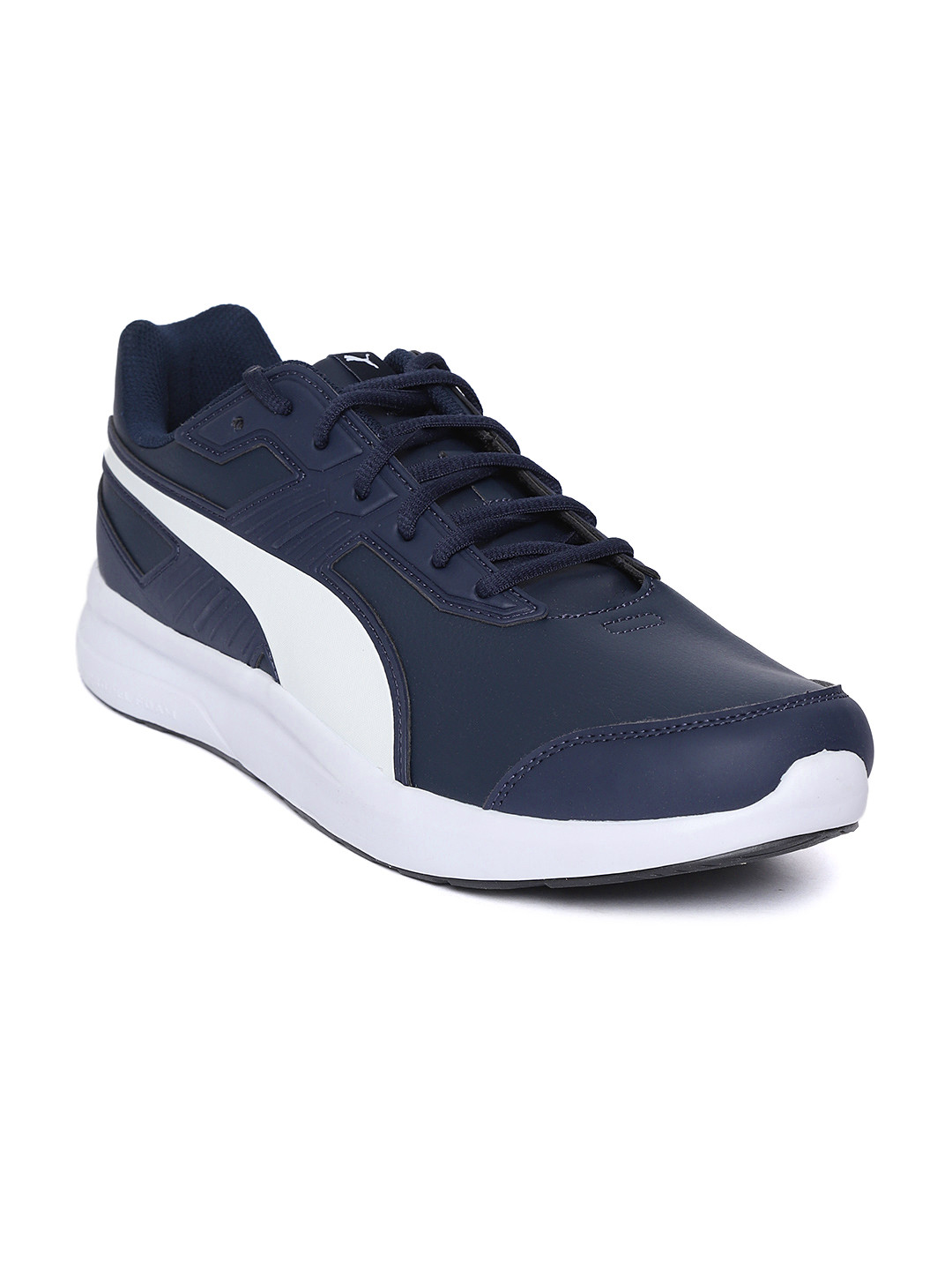 Buy Puma Unisex Navy & White Escaper SL Sneakers Casual Shoes for