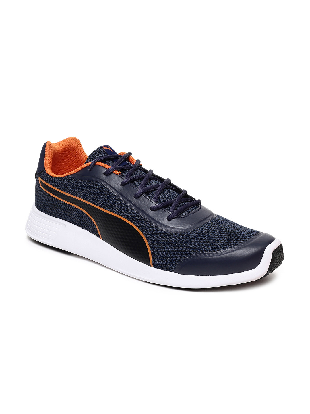 puma navy blue running shoes