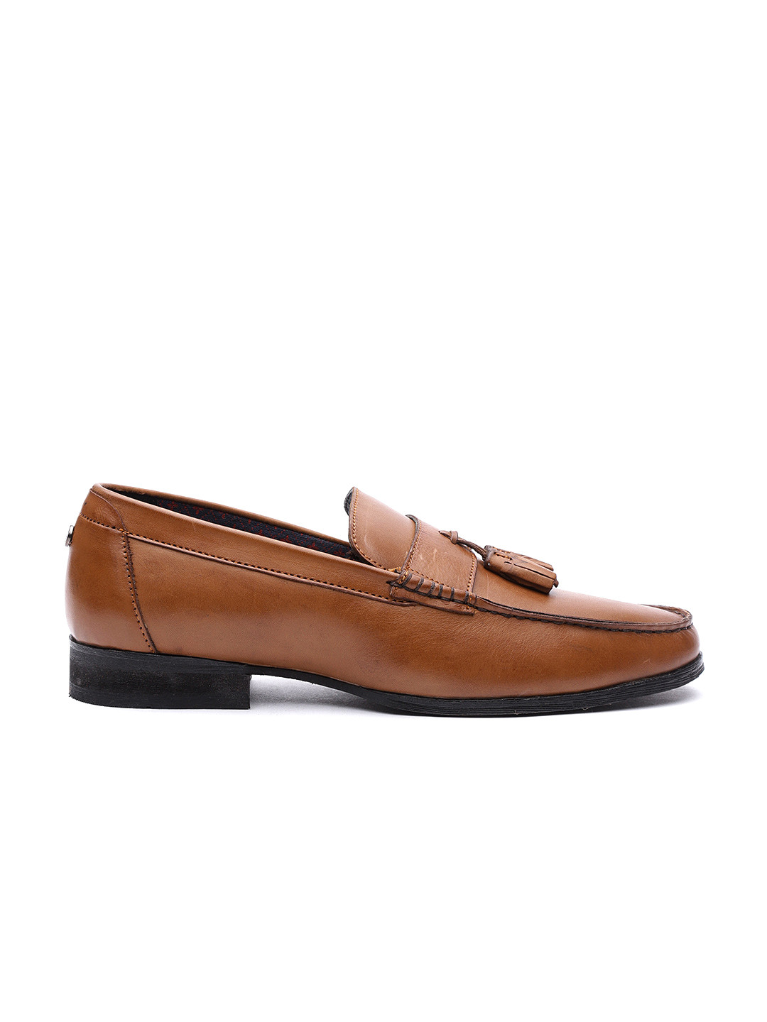 Buy Carlton London Men Brown Leather Formal Loafers