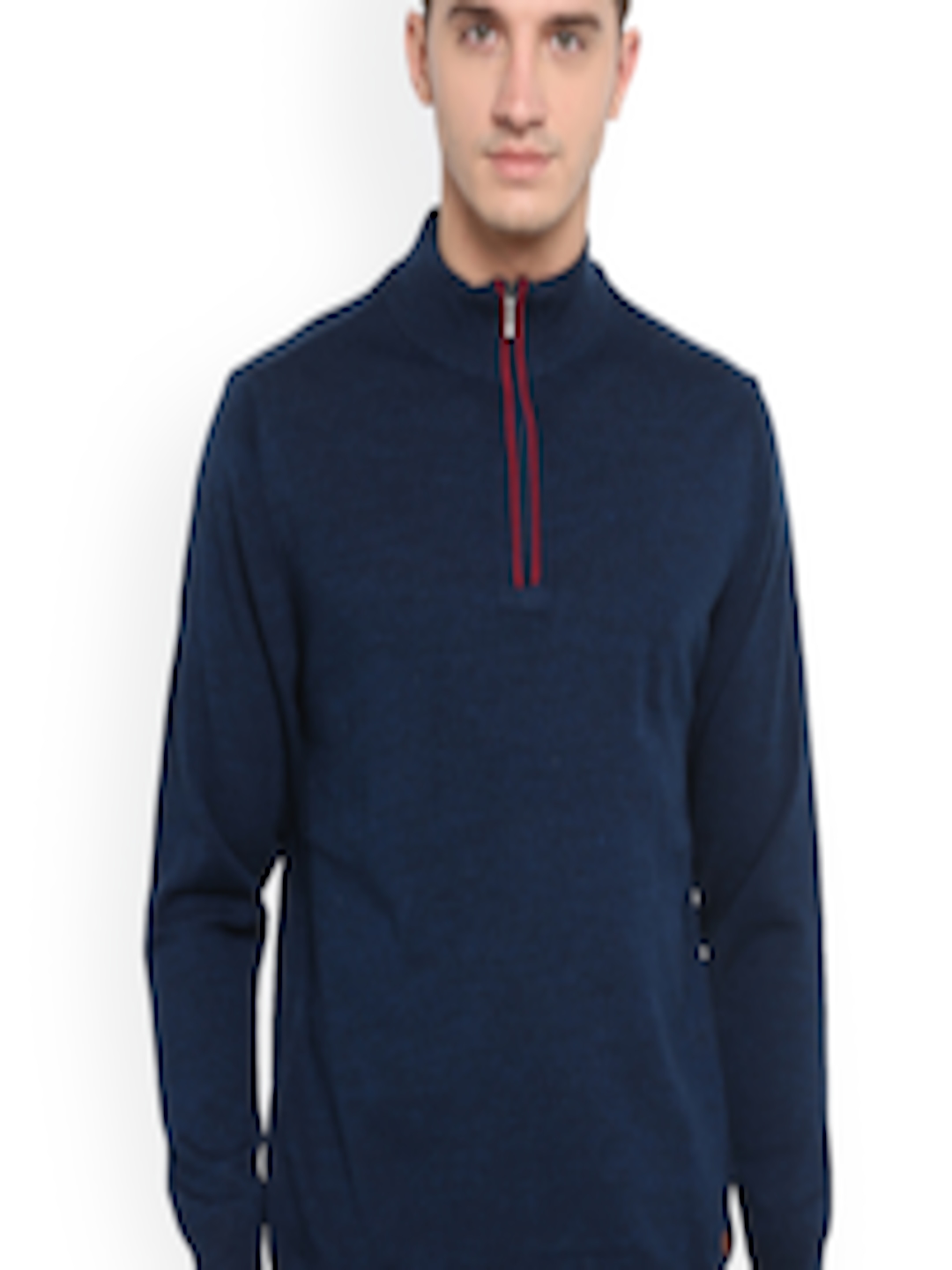 Buy Monte Carlo Men Blue Solid Pullover - Sweaters for Men 8157529 | Myntra