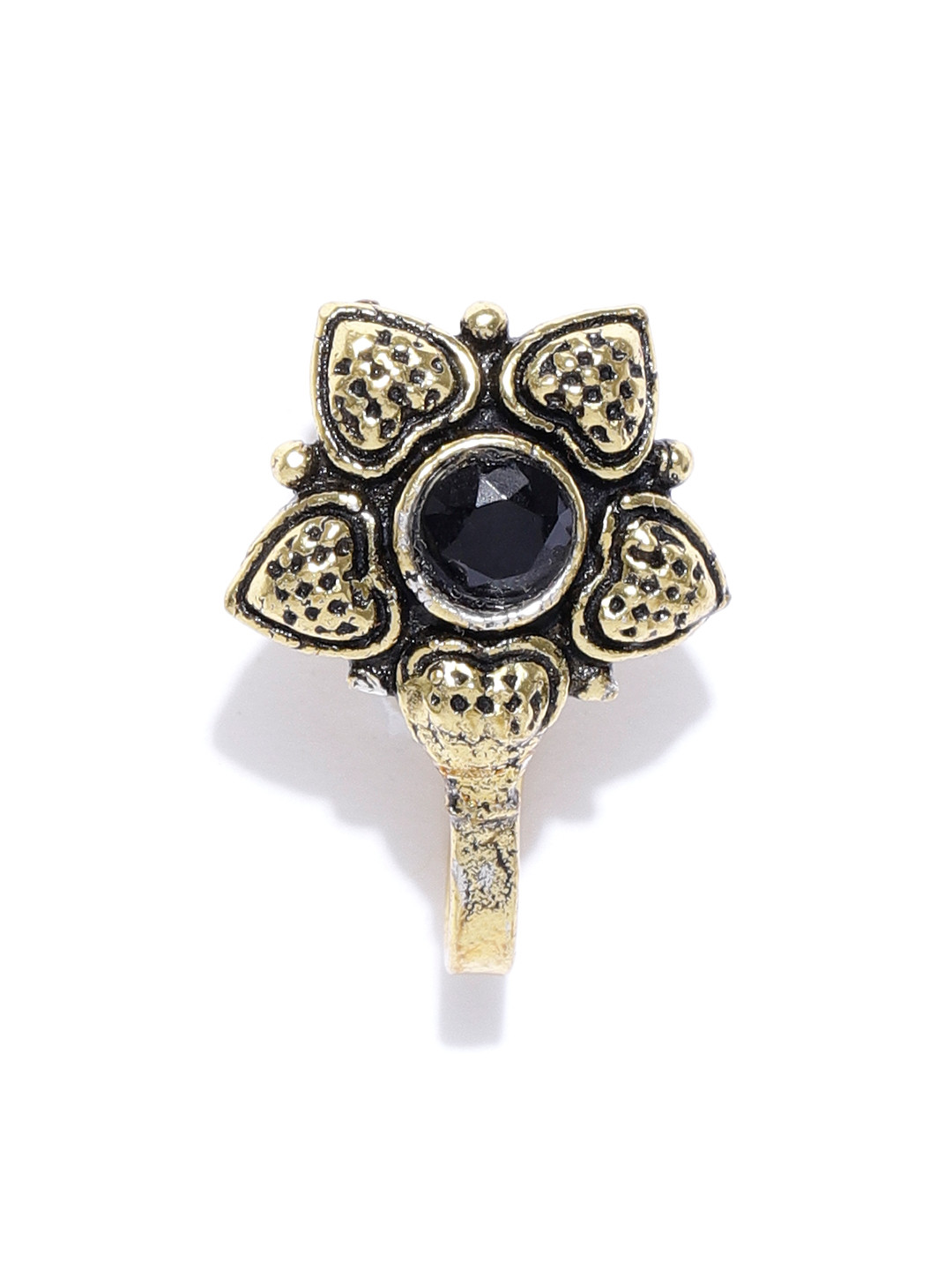 Fara Gold Tone Silver Nosepin