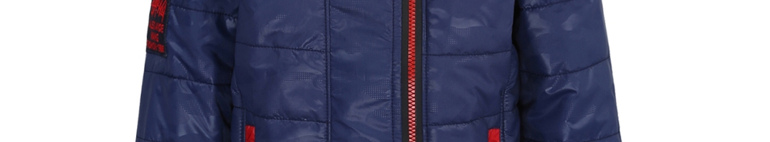 Buy Monte Carlo Boys Blue Printed Lightweight Puffer Jacket - Jackets ...