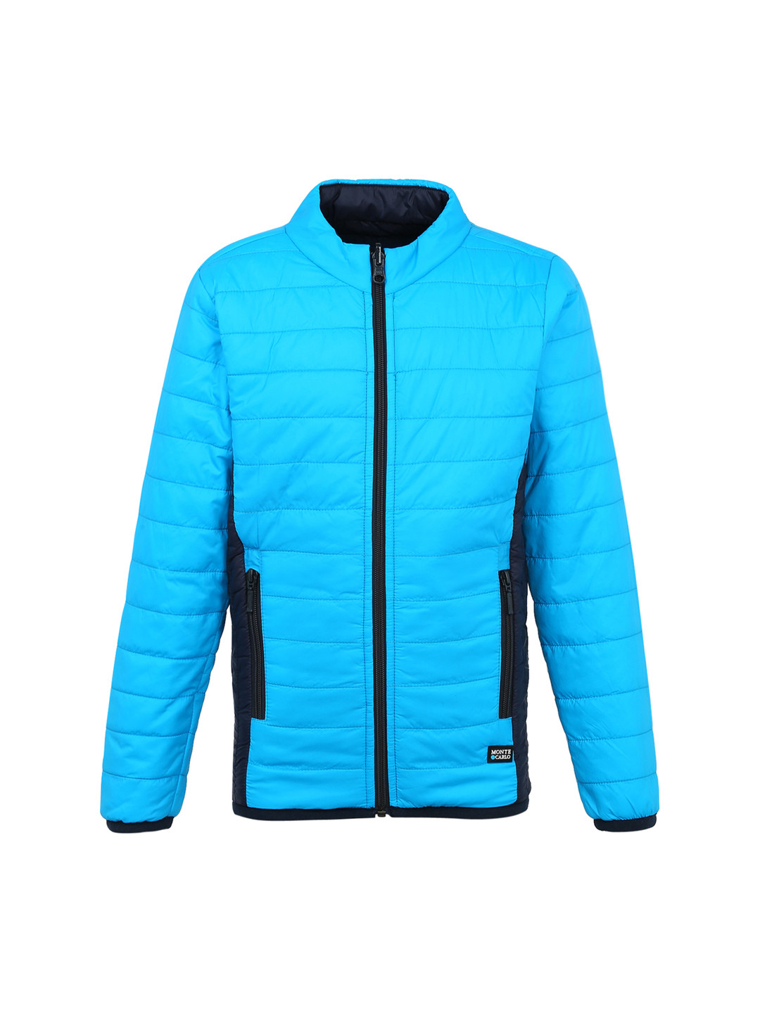 Buy Monte Carlo Boys Blue Solid Lightweight Puffer Jacket - Jackets for Boys 8161485 | Myntra
