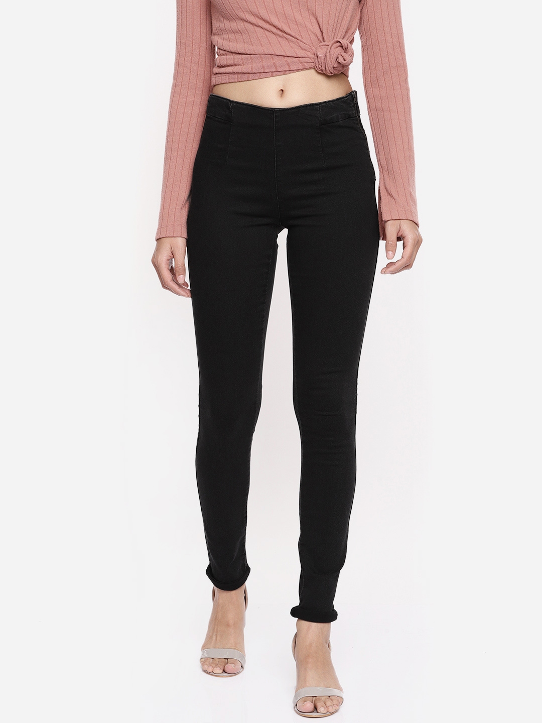 vero moda black jeggings