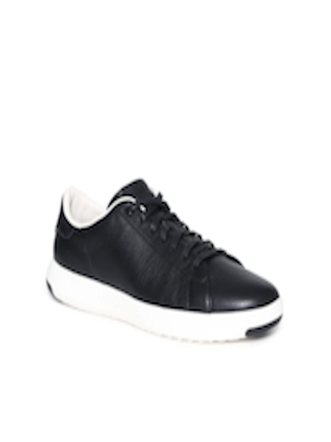 Buy Cole Haan Women Black Leather Sneakers - Casual Shoes for Women ...