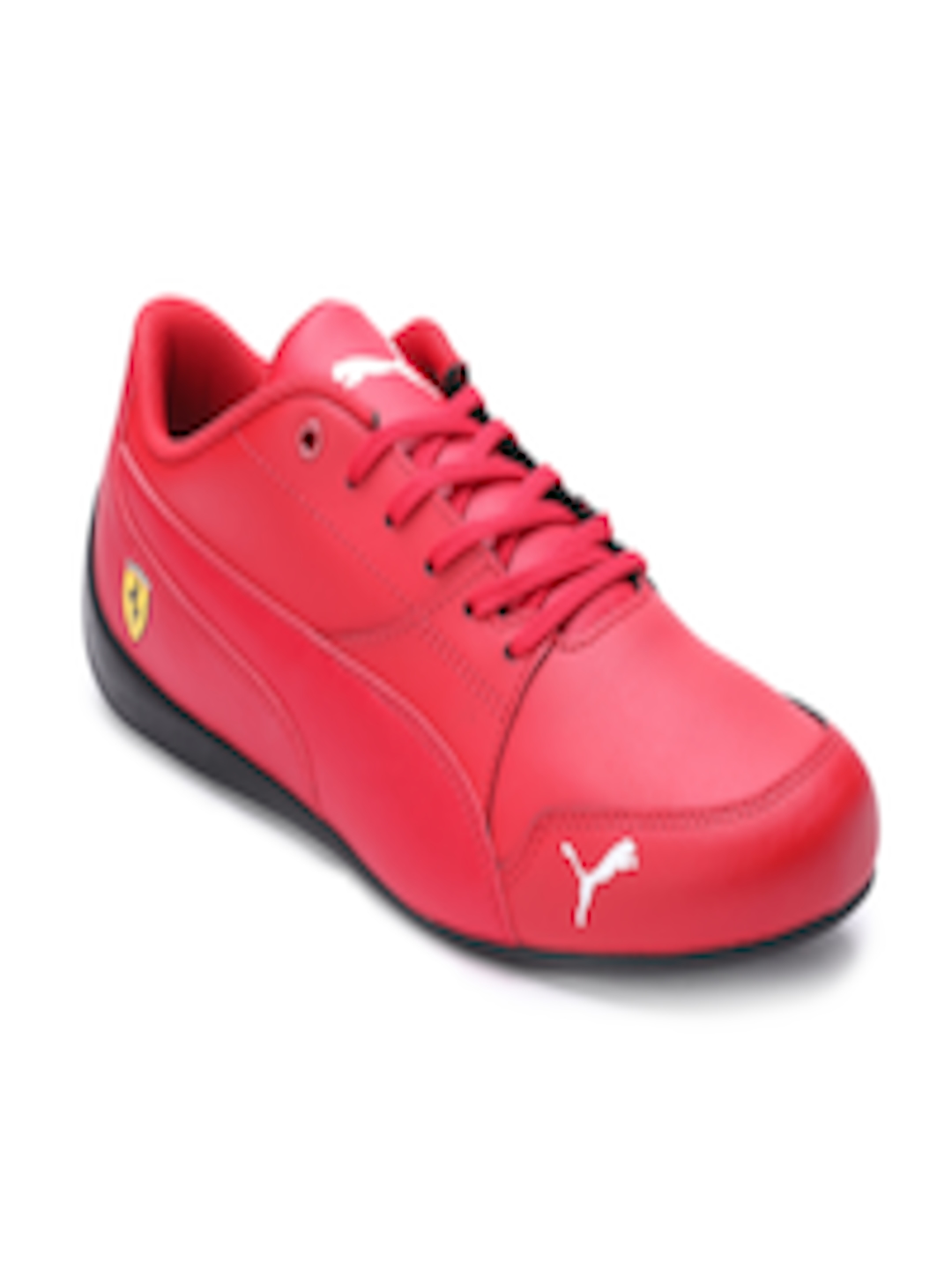 Buy PUMA Motorsport Unisex Red Leather Sneakers - Casual Shoes for ...
