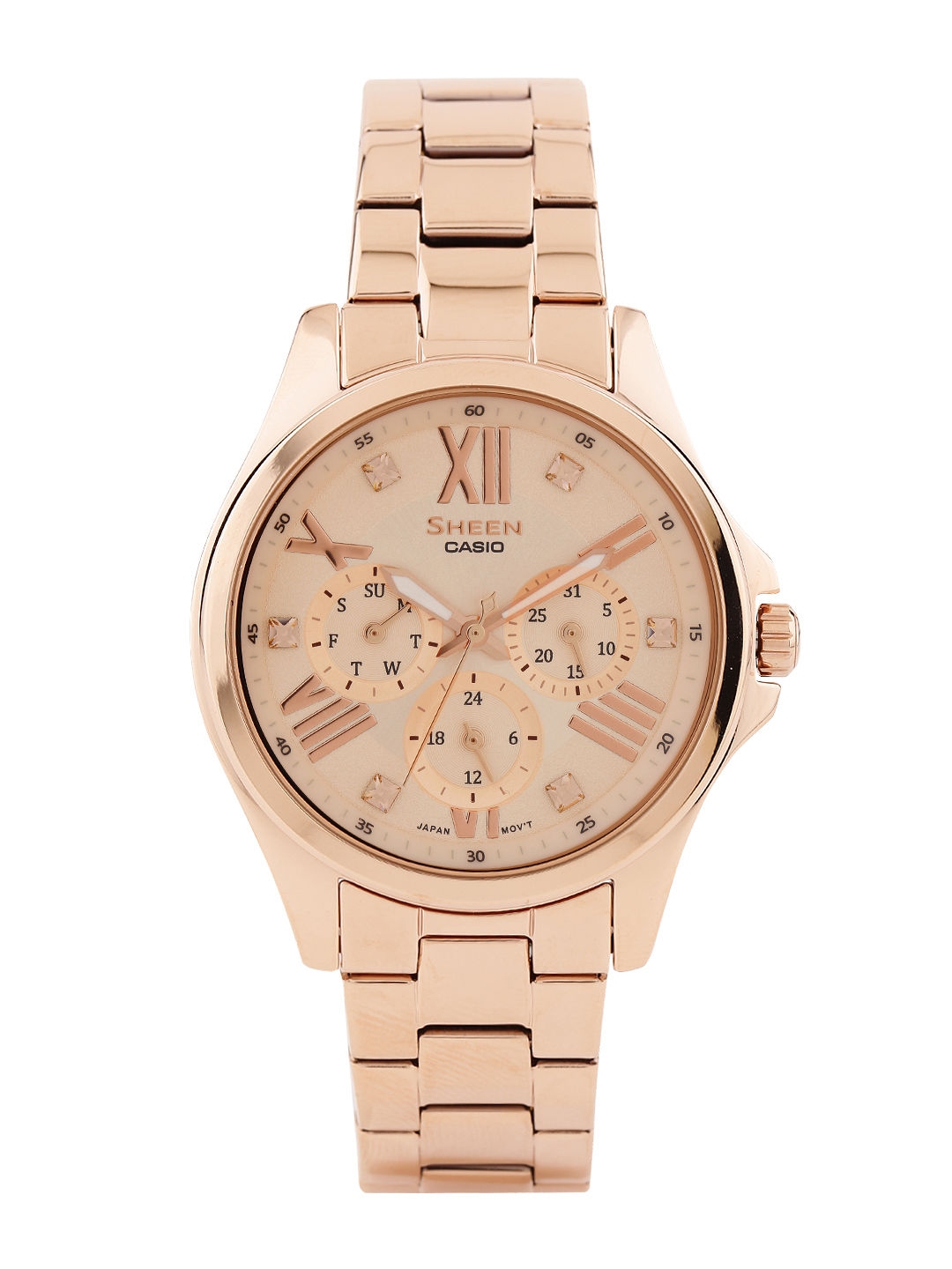 casio sheen rose gold